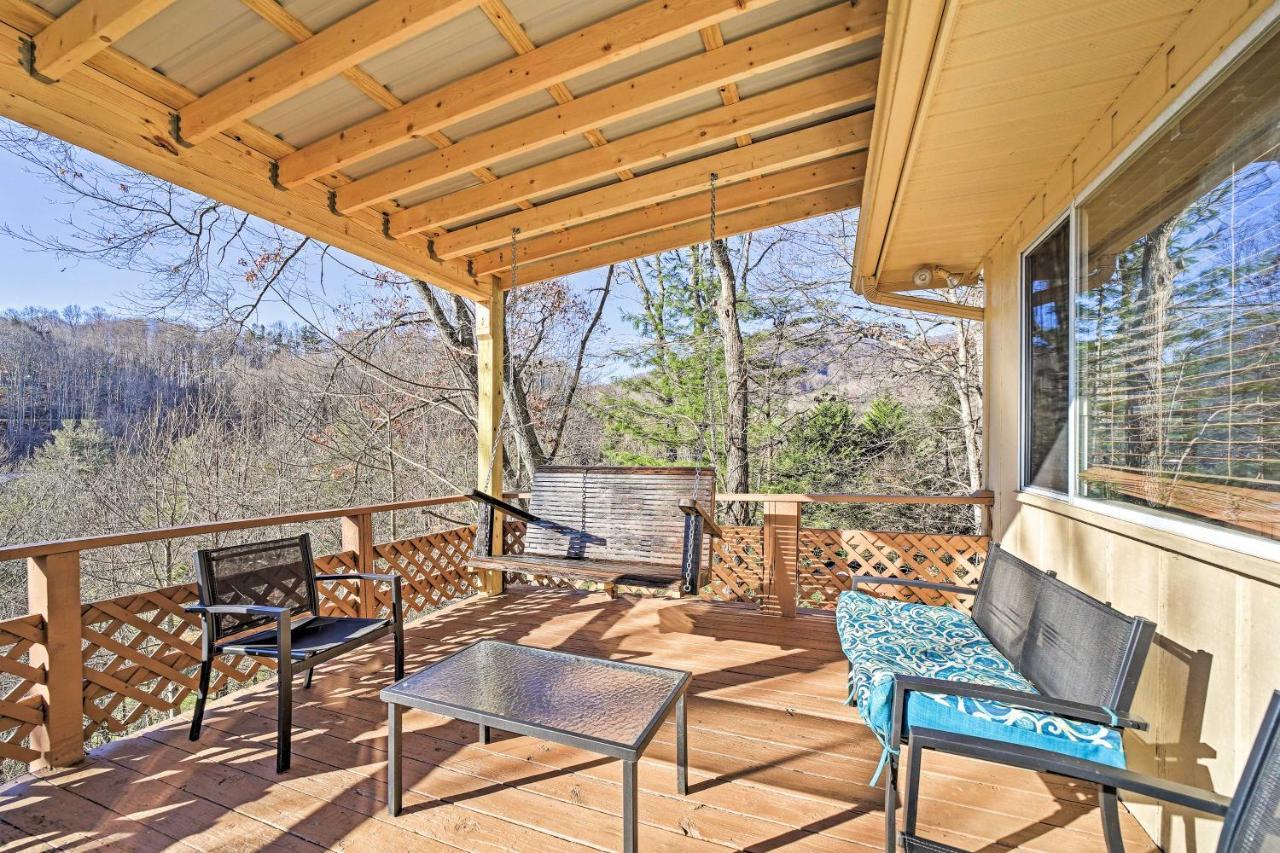 Mountain-View Maggie Valley House With Spacious Deck Exterior foto
