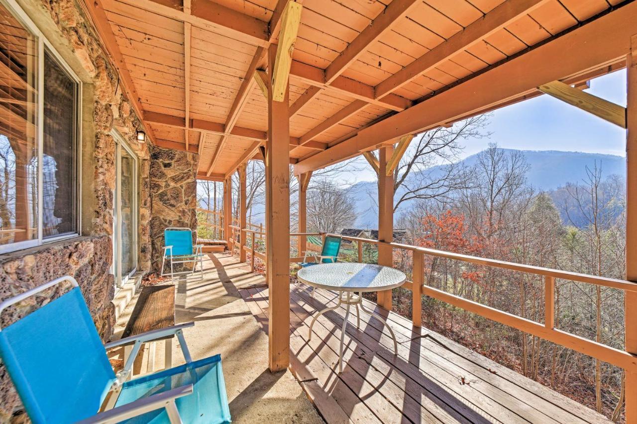 Mountain-View Maggie Valley House With Spacious Deck Exterior foto